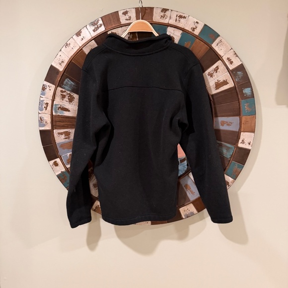 The North Face Gordon Lyons 1/4 Zip Fleece Pullover – Mens Large – Black Heather - Picture 2 of 4